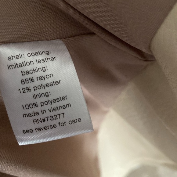 NWOT Elizabeth and James vegan leather biker jacket - Picture 9 of 11